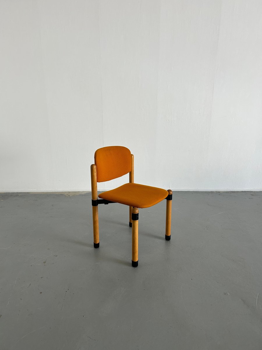 MidCentury Modern Stackable Dining Chairs from Fröscher Sitform, 1970s