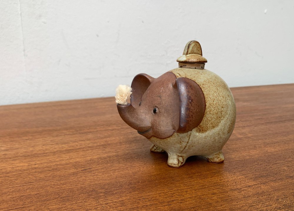Vintage Elephant Oil Lamp by Ibuki for sale at Pamono