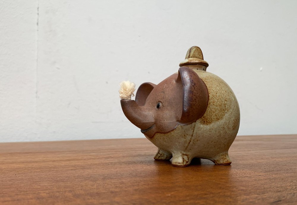 Vintage Elephant Oil Lamp by Ibuki for sale at Pamono