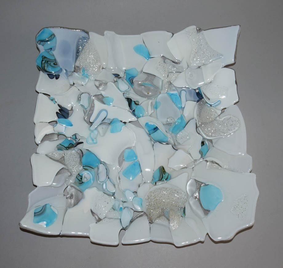 Art Glass Bowl by Jozefina Krosno, Poland, 1980s for sale at Pamono