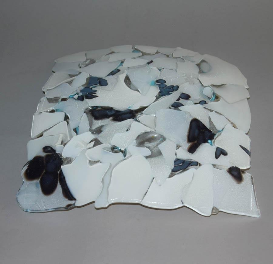 Art Glass Bowl by Jozefina Krosno, Poland, 1980s for sale at Pamono