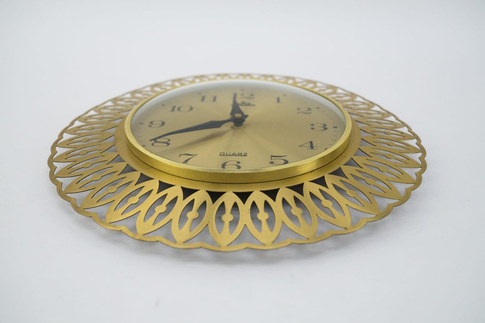 MidCentury Modern German Wall Clock by Meister Anker, 1950s for sale