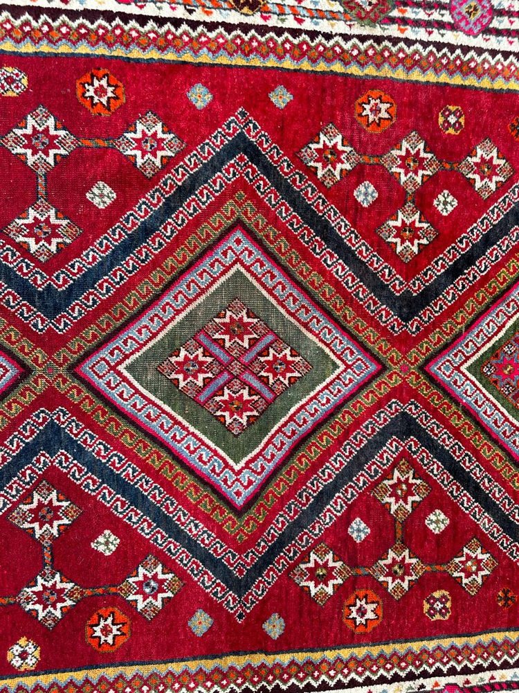 Antique Tribal Ghashghai Rug, 1920s for sale at Pamono