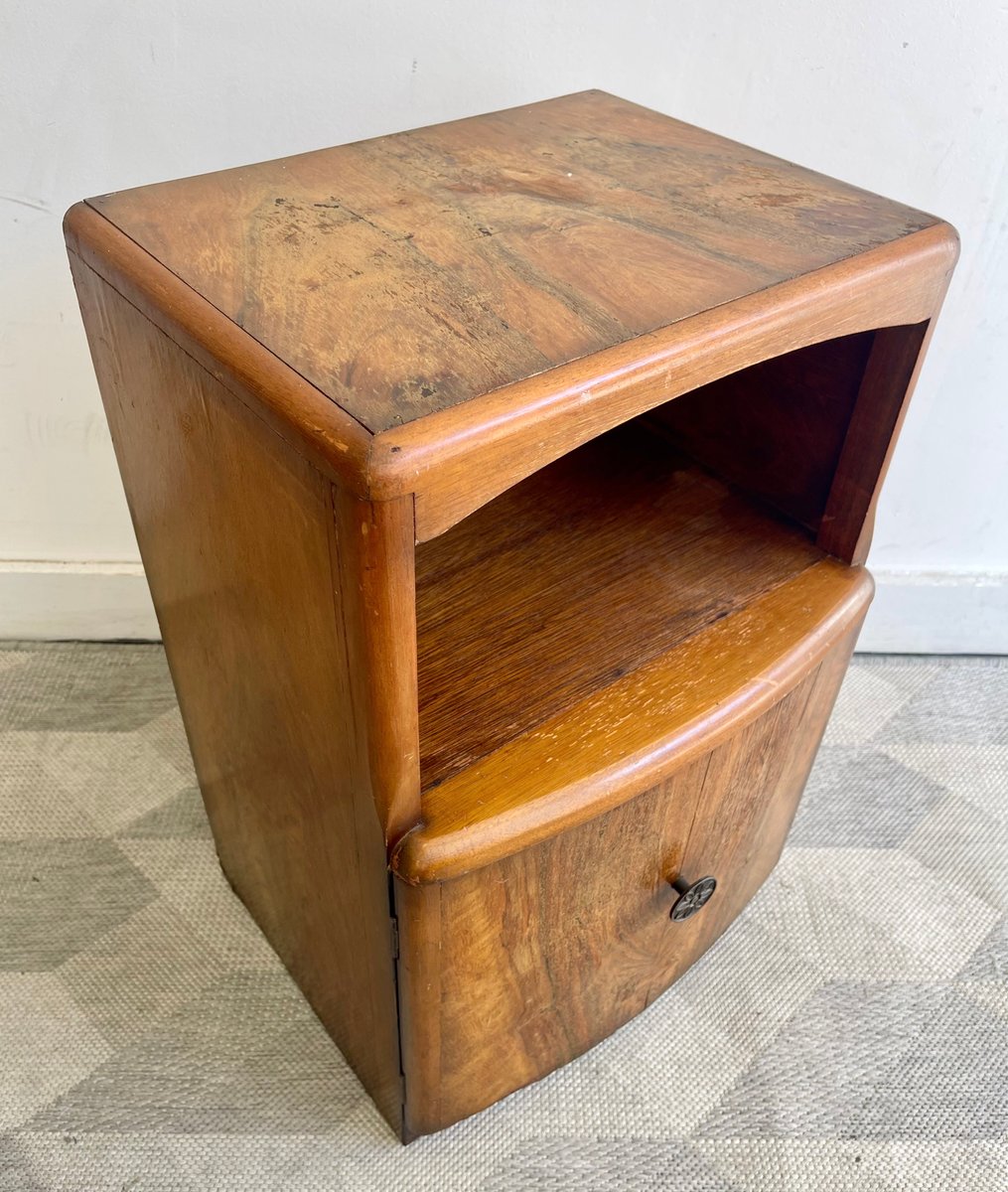 Art Deco Bedside Table for sale at Pamono