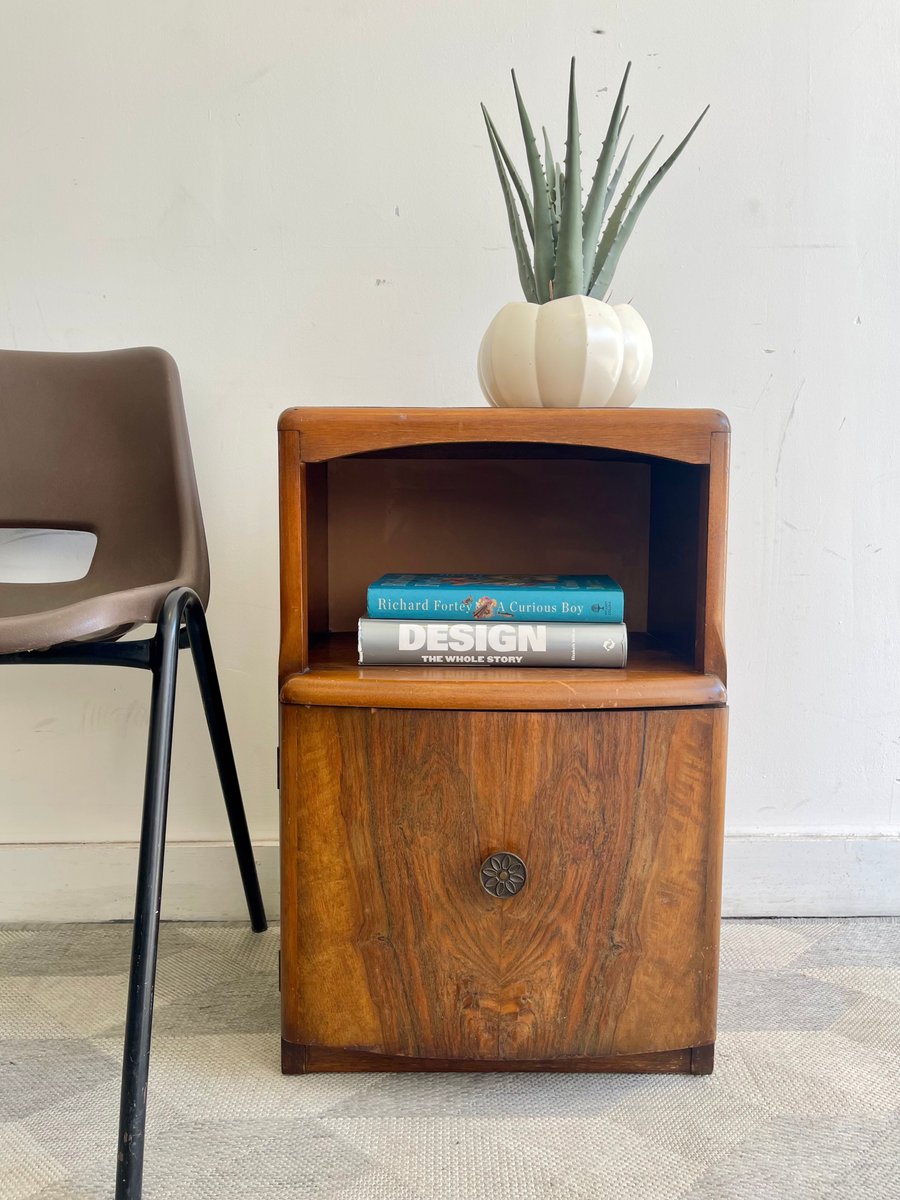 Art Deco Bedside Table for sale at Pamono