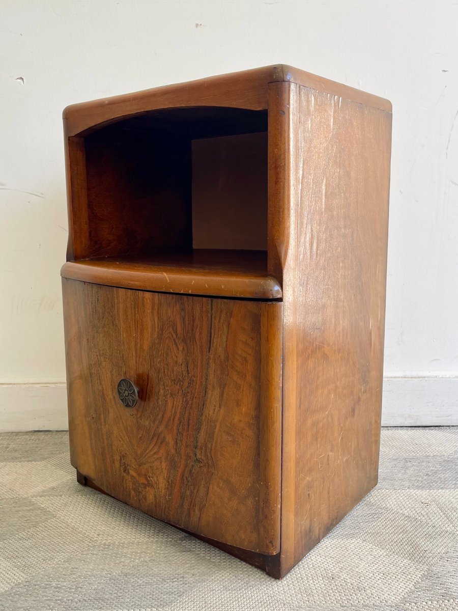 Art Deco Bedside Table for sale at Pamono