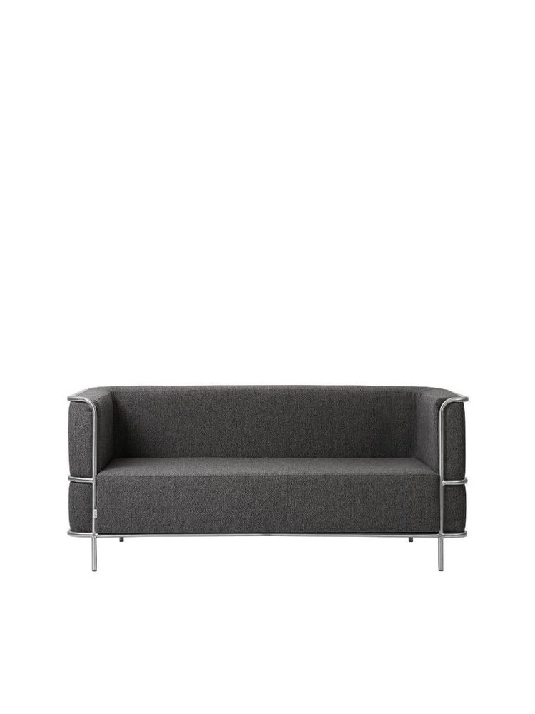 Gray Modernist Two-Seater Sofa by Kristina Dam Studio for sale at Pamono