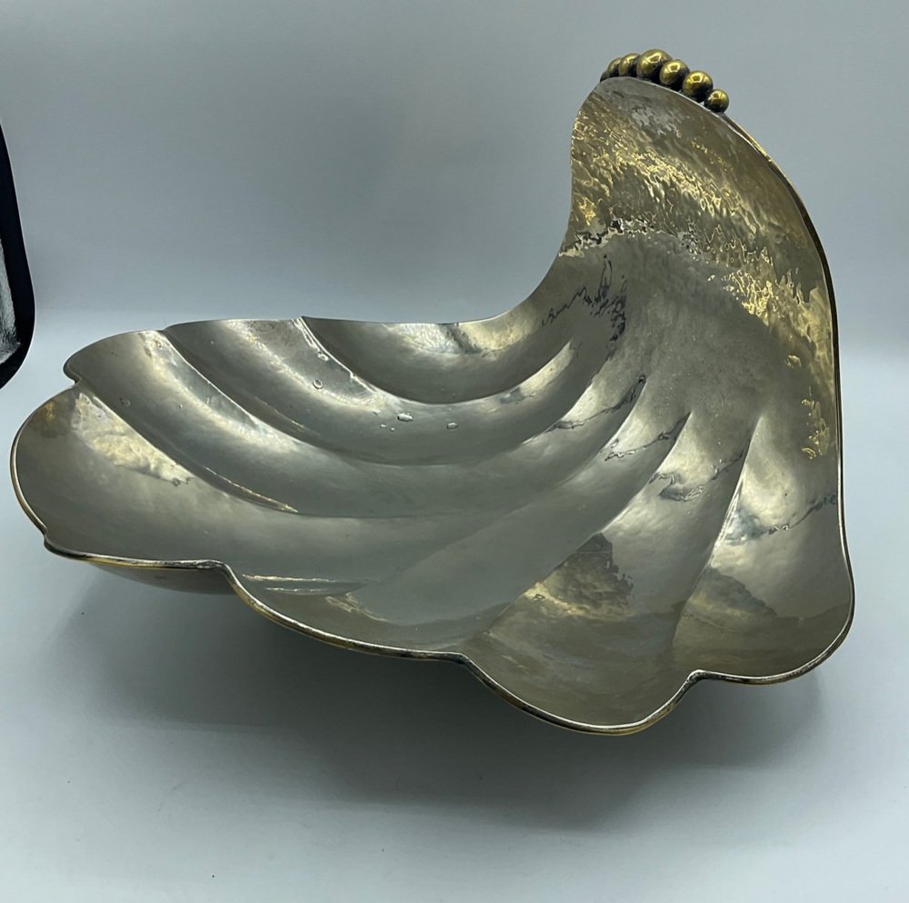Large Art Deco Shell-Shaped Centerpieces, Set of 2 for sale at Pamono