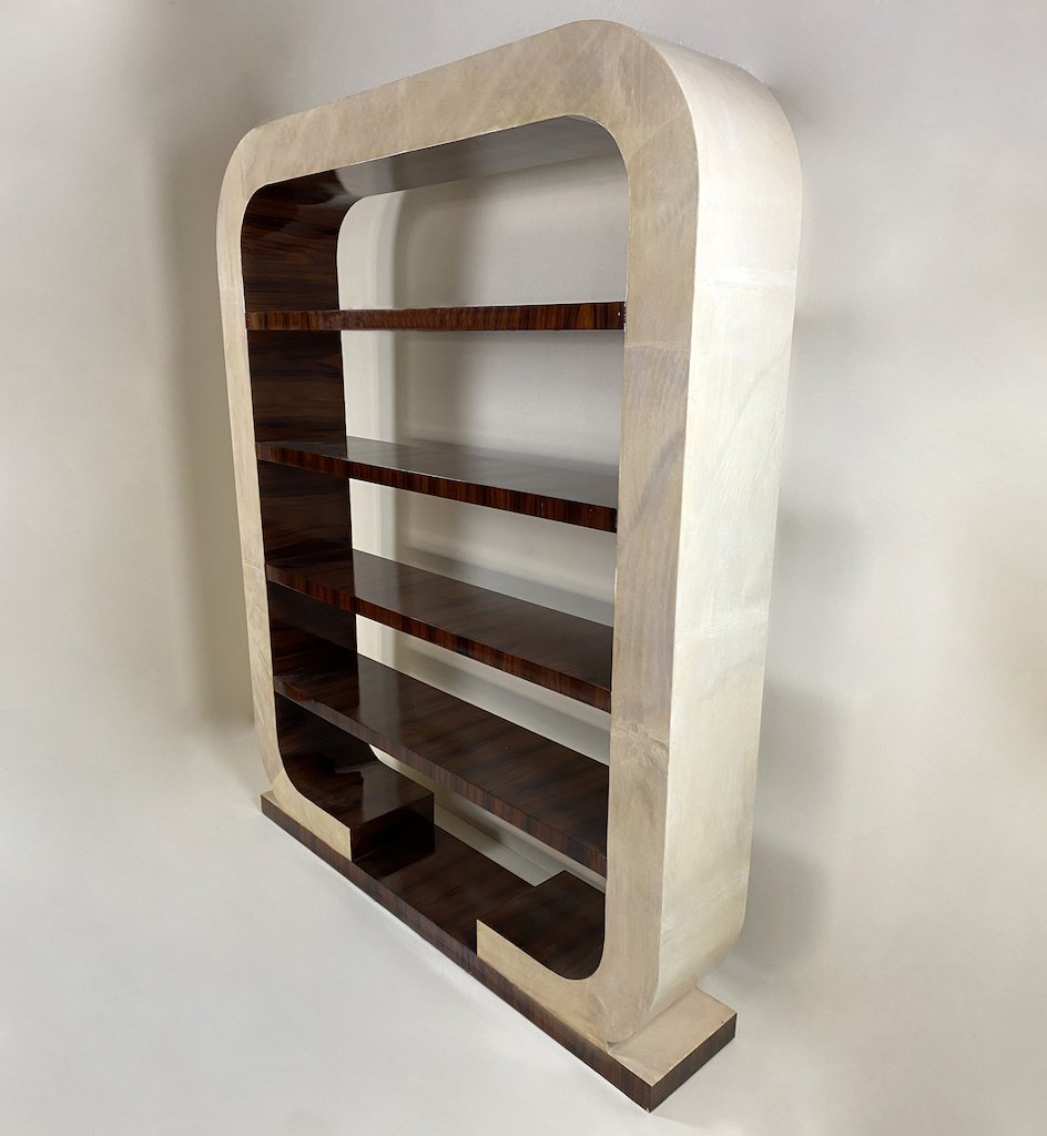 Art Deco Style Bookcase, 1980s for sale at Pamono