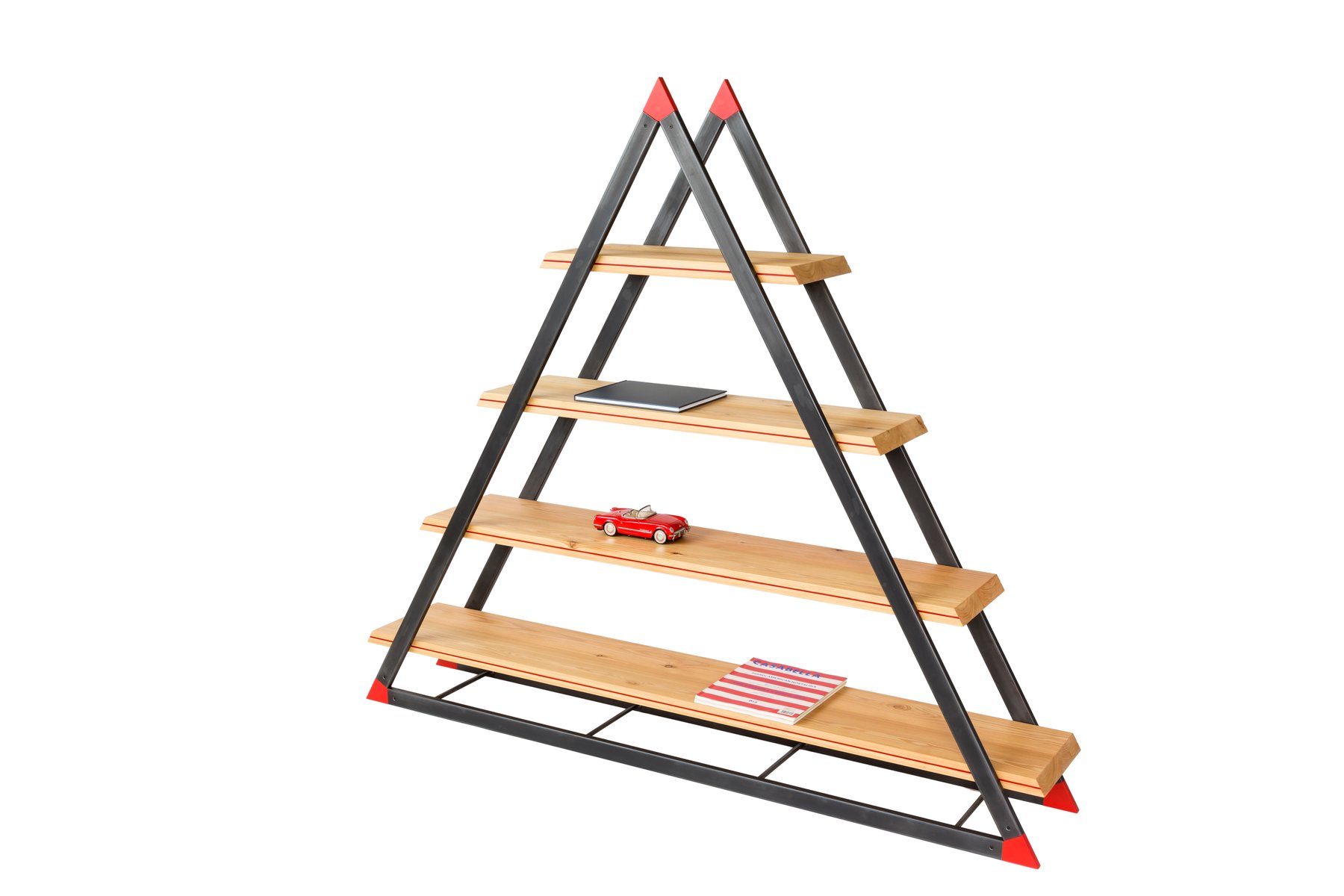NOON Triangular Bookcase by Dozen Design for sale at Pamono