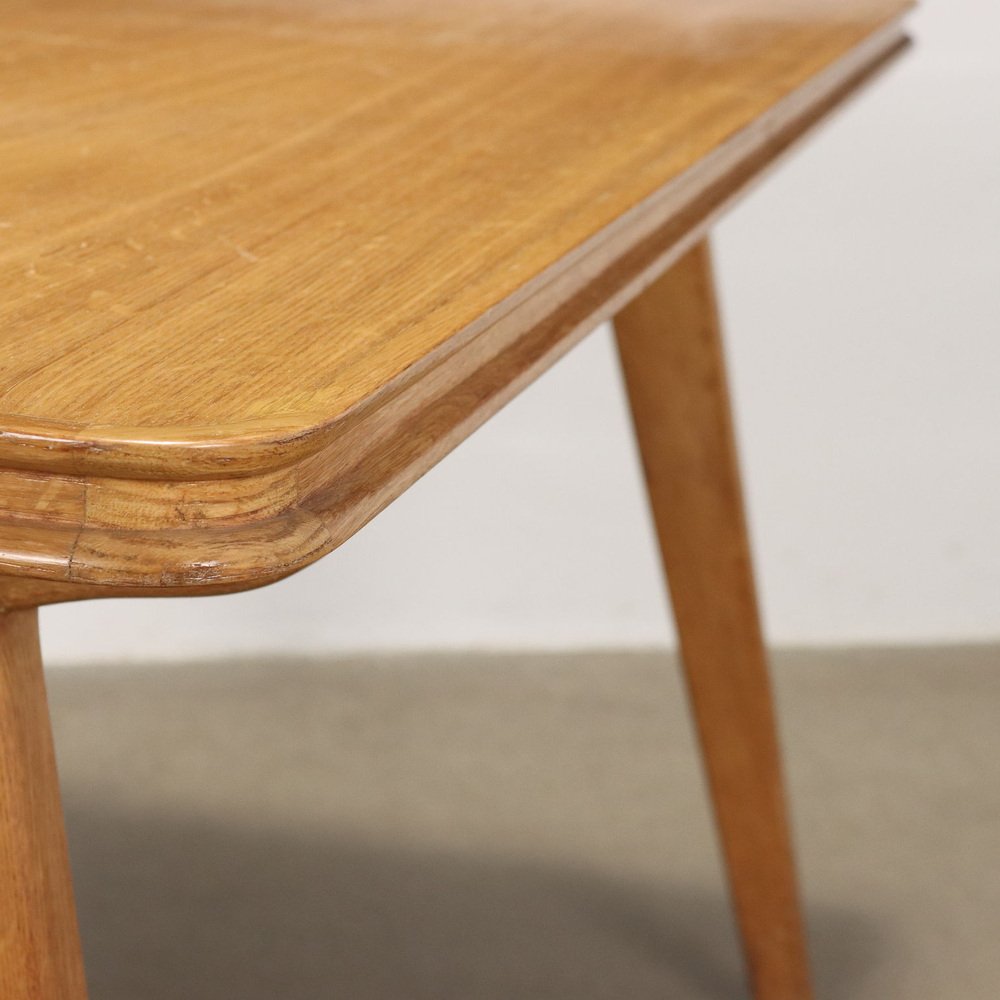 Vintage Oak Dining Table, 1950s for sale at Pamono
