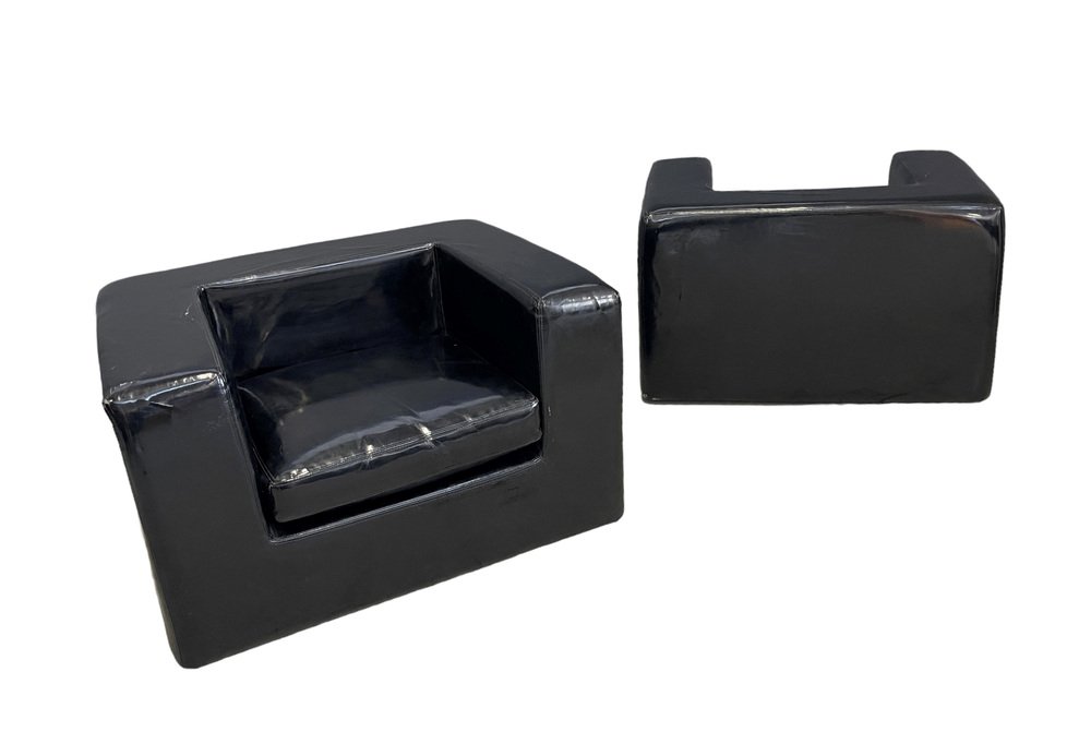 Throw Away Armchairs by Willie Ladels for Zanotta, 1960s, Set of 2 for