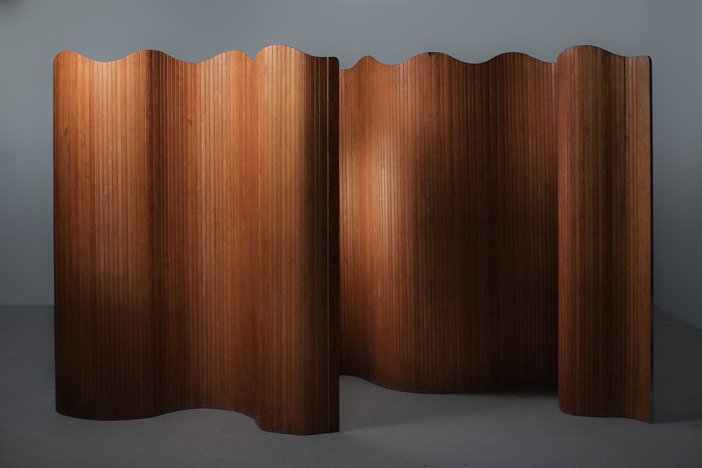 Paravents in Pine, 1950s, Set of 2 for sale at Pamono