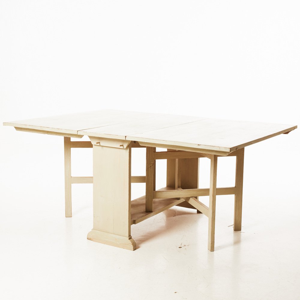 Gustavian Folding Dining Tables, Set of 2 for sale at Pamono