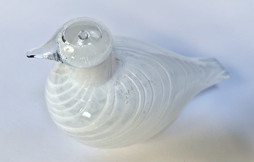 Small Riekko Bird Figurine in Mouth-Blown Art Glass by Oiva Toikka for ...