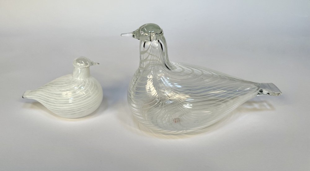 Small Riekko Bird Figurine in Mouth-Blown Art Glass by Oiva Toikka for ...