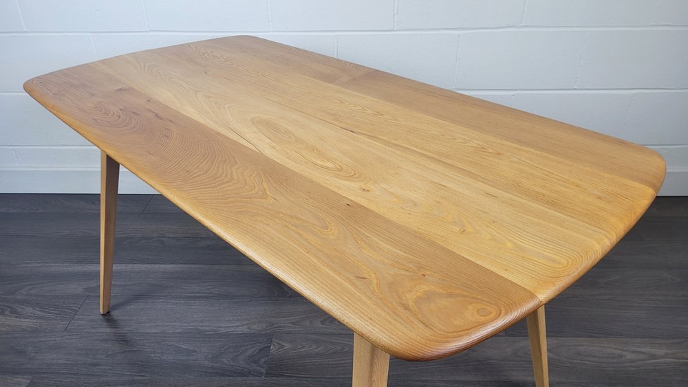 Vintage Plank Dining Table attributed to Lucian Ercolani for Ercol