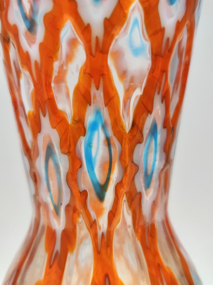 Orange Acryl Vase Mit Breiter Öffnung – Geometrische Bogenform, Nicht Zerbrechlich – Deko Für Zuhause & Hochzeit