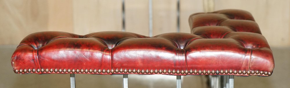 Fauteuil chesterfield cuir vert de gris - Emmett | Maison