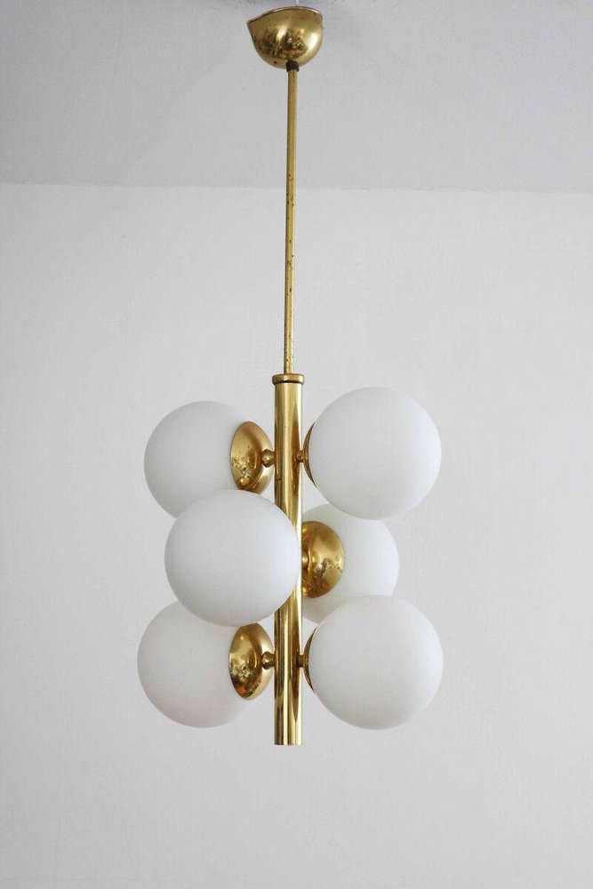Space Age Sputnik Hanging Lamp, 1970s for sale at Pamono