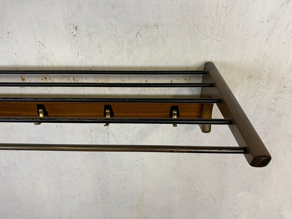 Mid-Century Wardrobe with Hat Rack for sale at Pamono