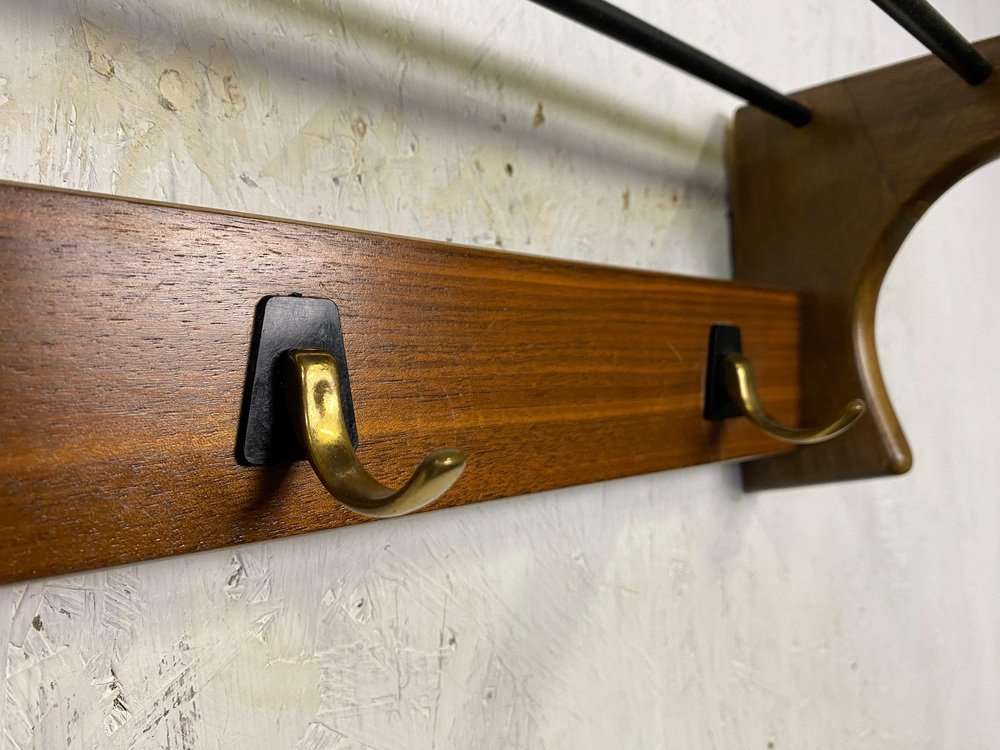 Mid-Century Wardrobe with Hat Rack for sale at Pamono