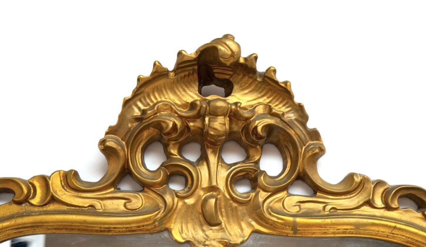 Bitray Petit Miroir Mural Vintage Doré Rond 10,7 Cm - Décoration Baroque Suspendu Ou Posé