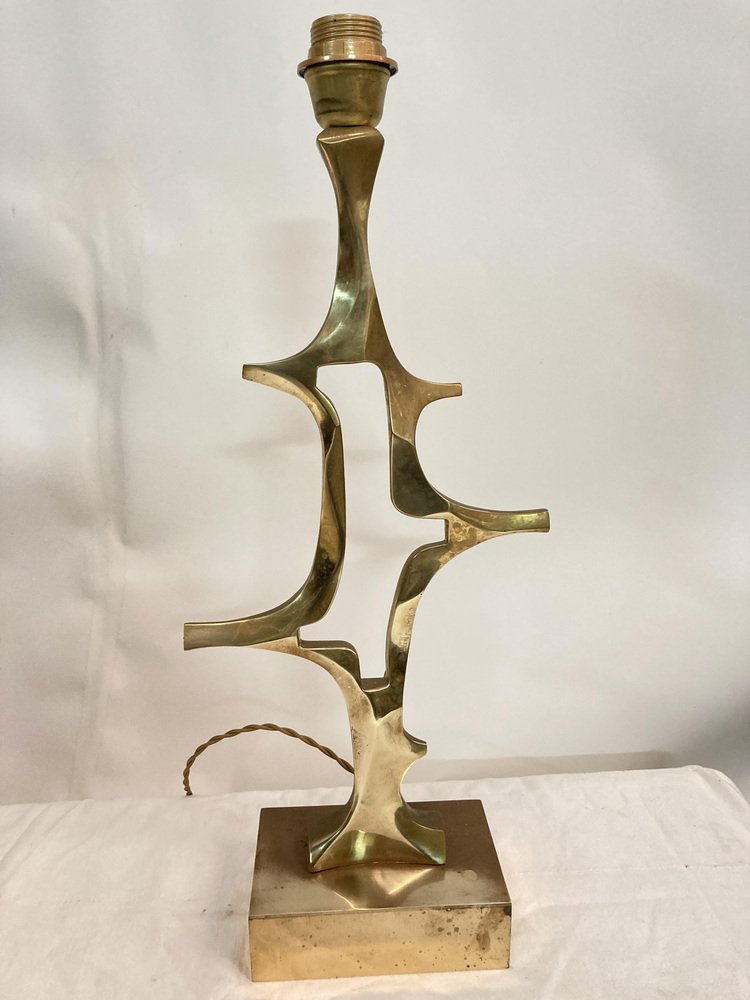 Bronze Sculpture Lamps by Willy Daro, 1970s for sale at Pamono