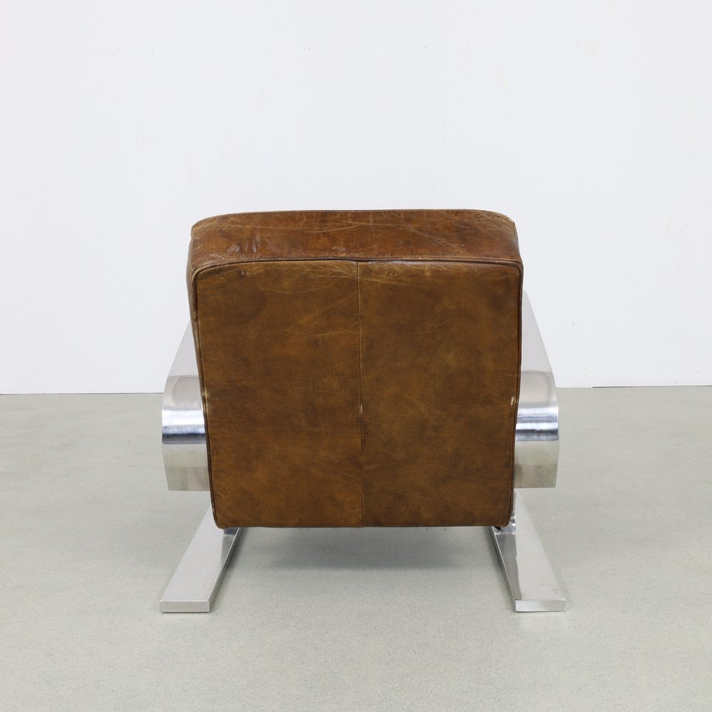 SchönfelderSkin, (Nylon-Leder) Kaffee-braun, Mit Aluminium-Buchstütze : Skin Leather Accessoires