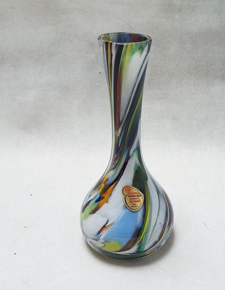 Crystal Floor Vase from Joska, 1970s for sale at Pamono