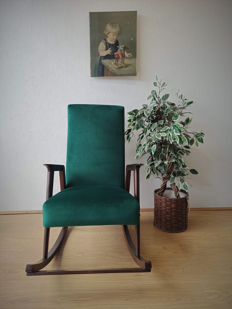 Vintage Rocking Chair, 1950s for sale at Pamono