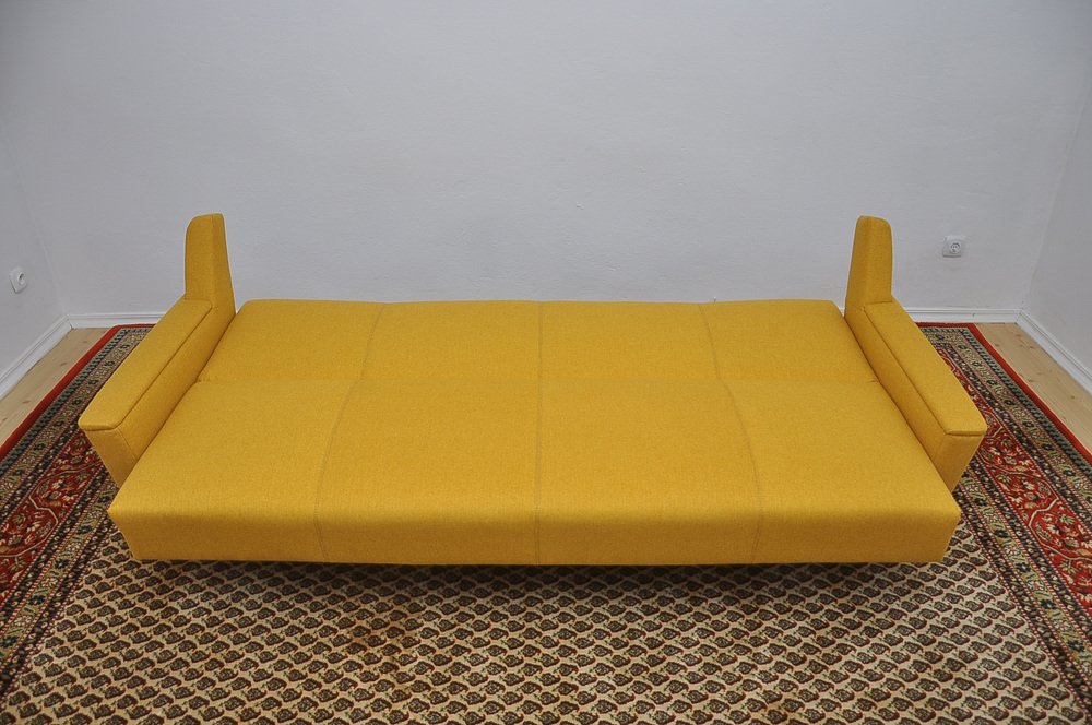 Yellow Sofa Bed, 1970s for sale at Pamono