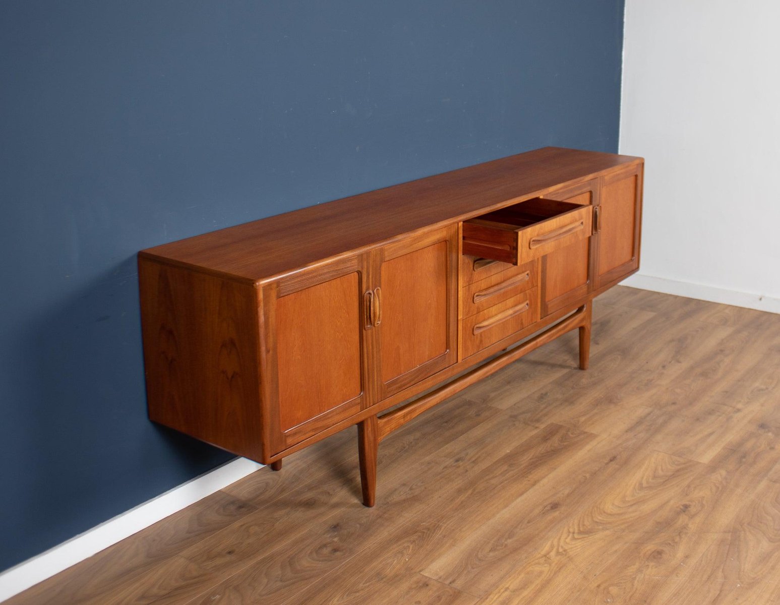 Long John Sideboard in Teak by Victor Wilkins for G Plan Fresco, 1960s