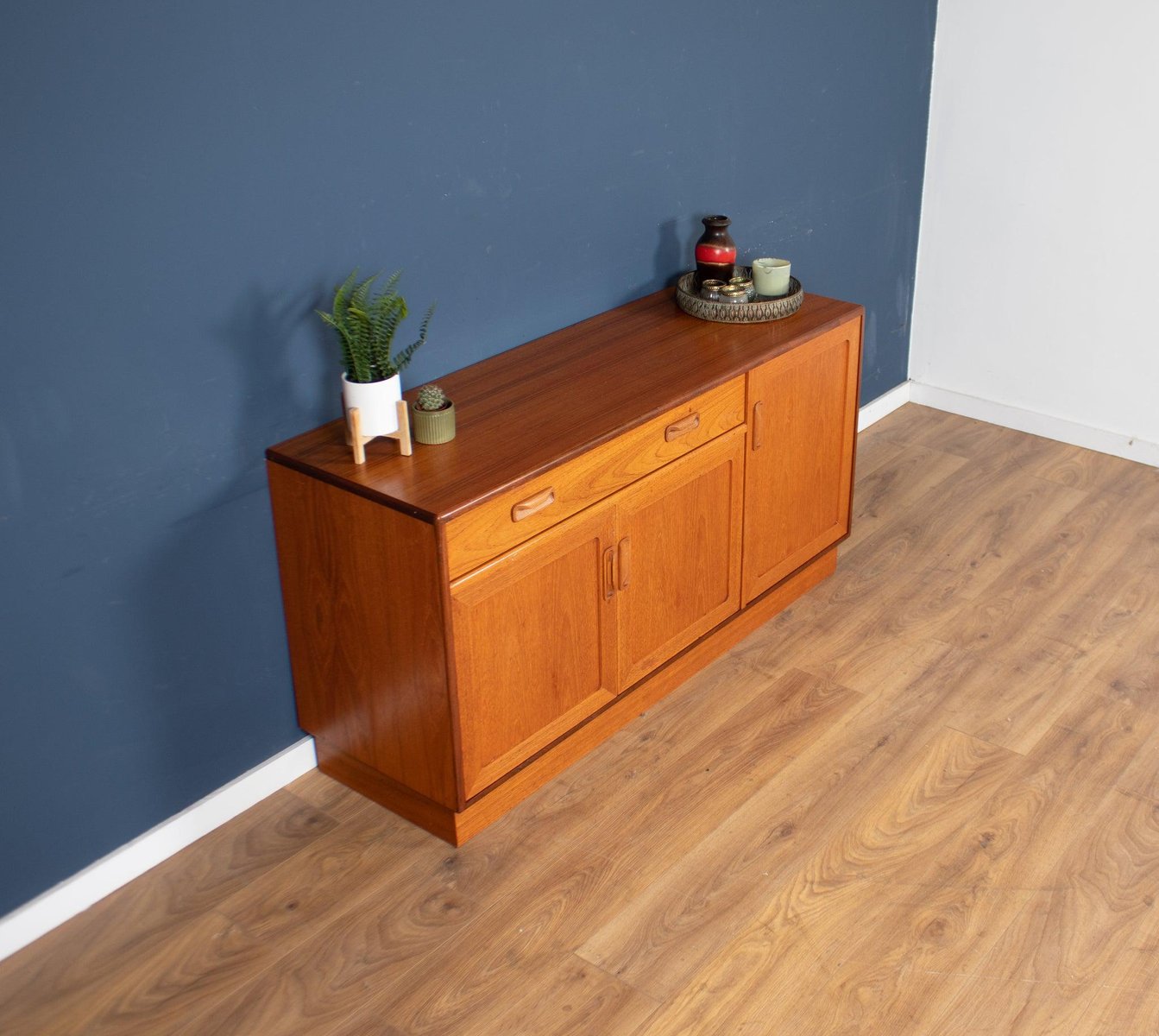 Plinth Sideboard in Teak by Victor Wilkins for G Plan Fresco, 1960s for