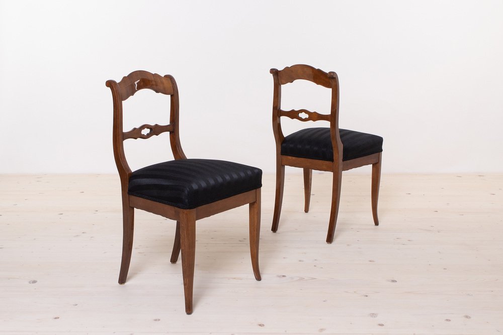 19th Century German Biedermeier Dining Chairs, Set of 6 for sale at Pamono