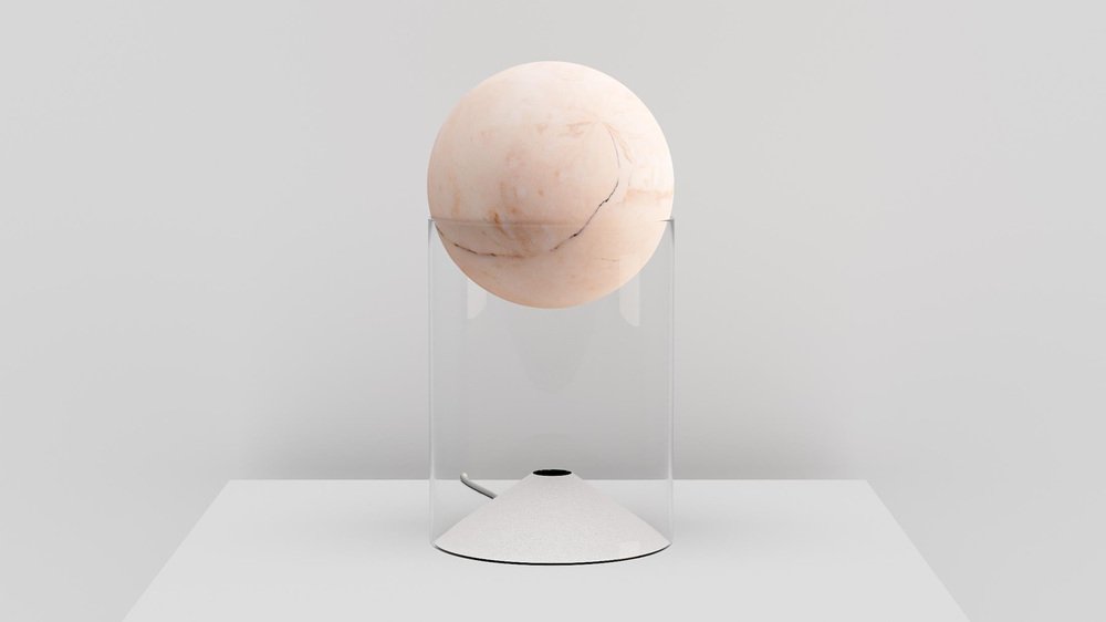 Lunar 15 Table Lamp by Studio Roso for sale at Pamono