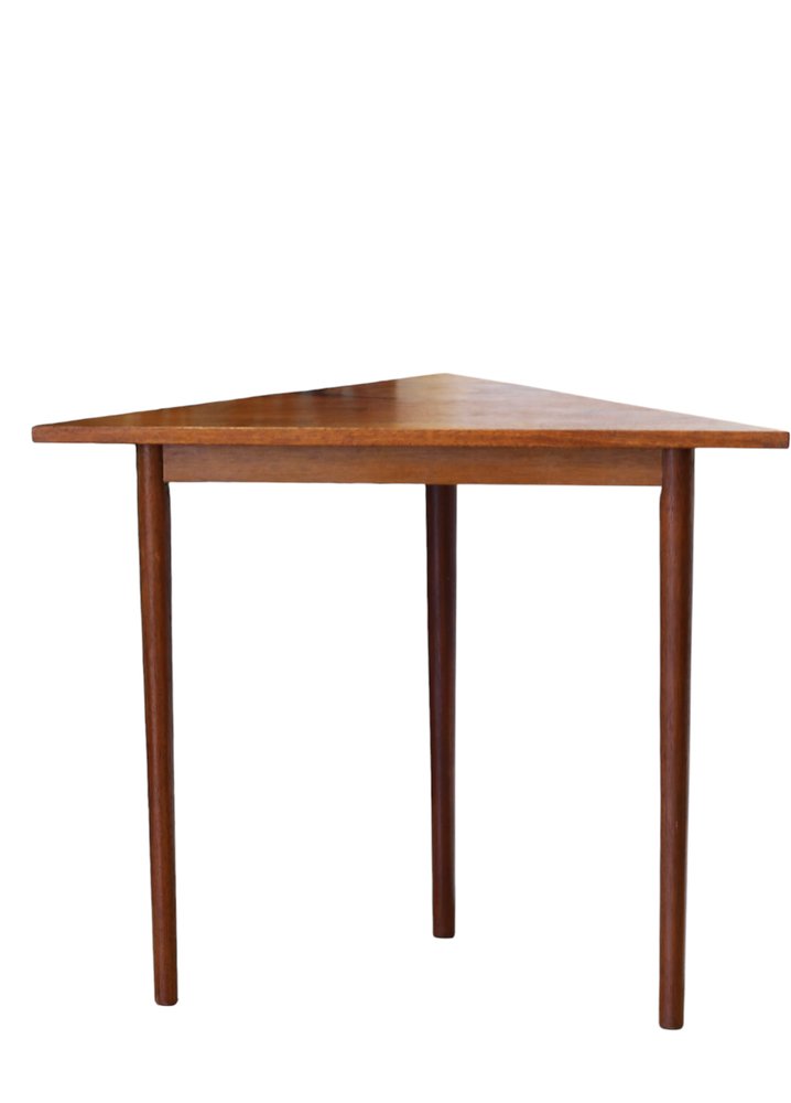 Danish Teak Corner Table, 1960s for sale at Pamono