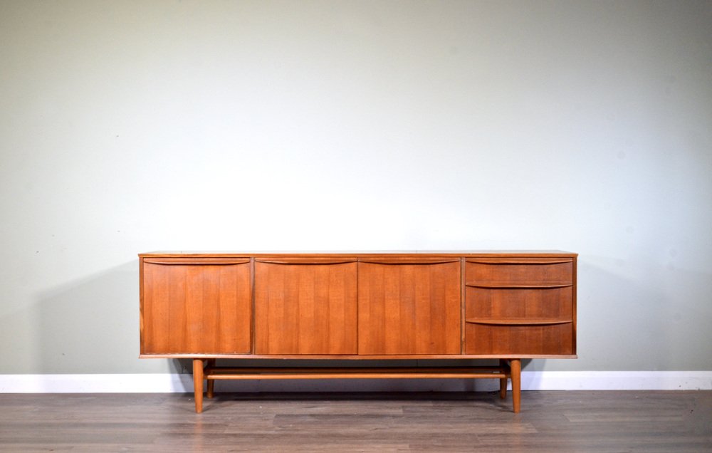 MidCentury Sideboard in Teak by Morris of Glasgow for sale at Pamono