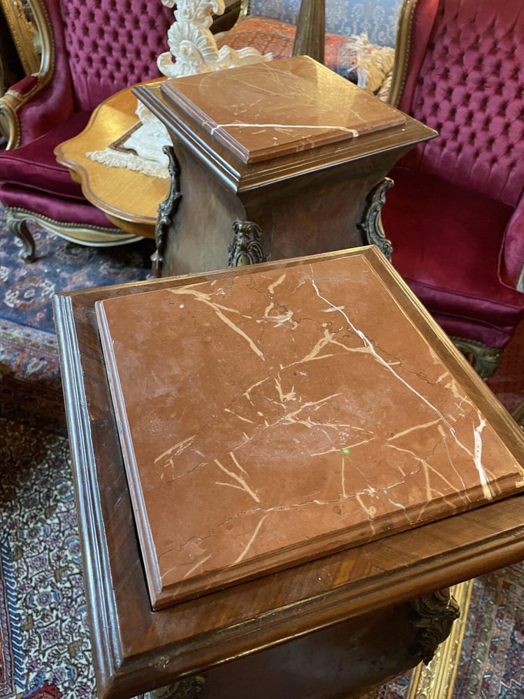 Set 3 Piedistalli LED In Legno - Base Luminosa USB Per Display, Foto Acriliche, Decorazioni - Foto 2