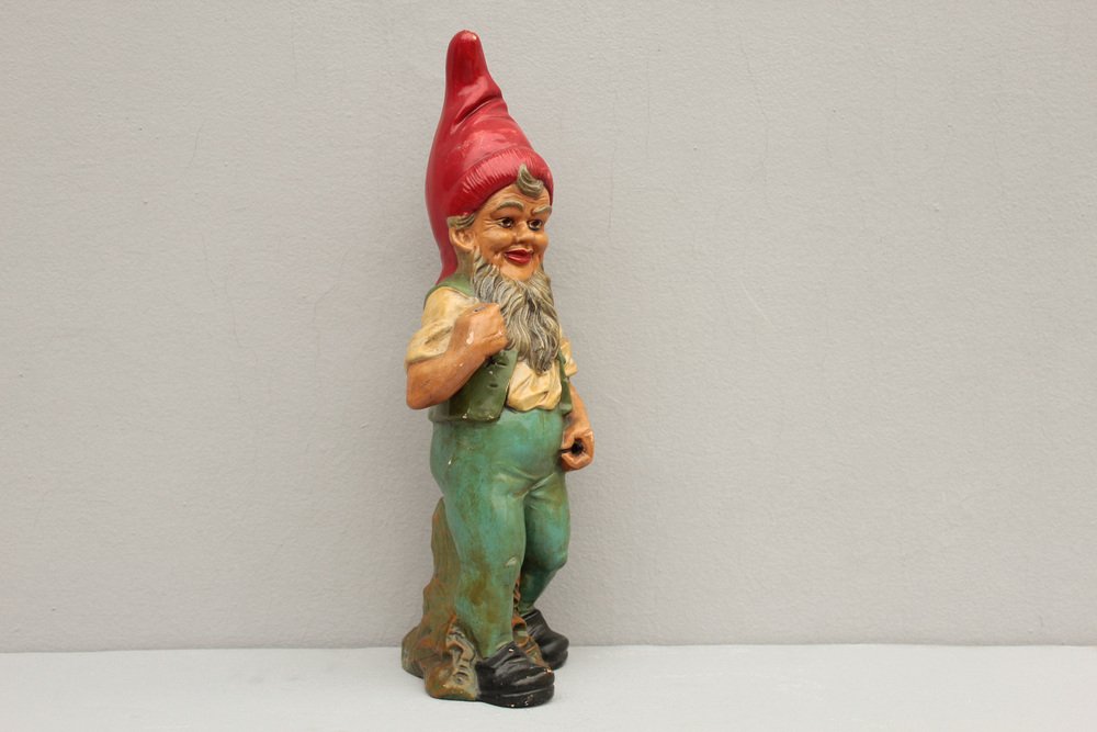Großer antiker Gartenzwerg von Heissner, 1930 bei Pamono kaufen