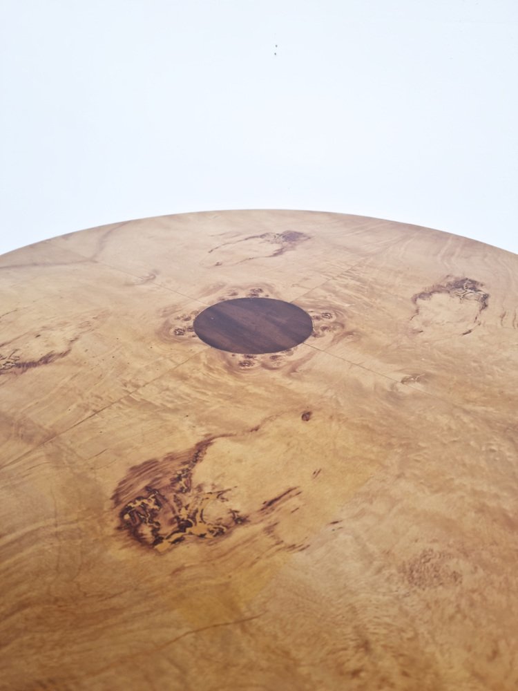 Art Deco Style Burl Wood Side Table for sale at Pamono