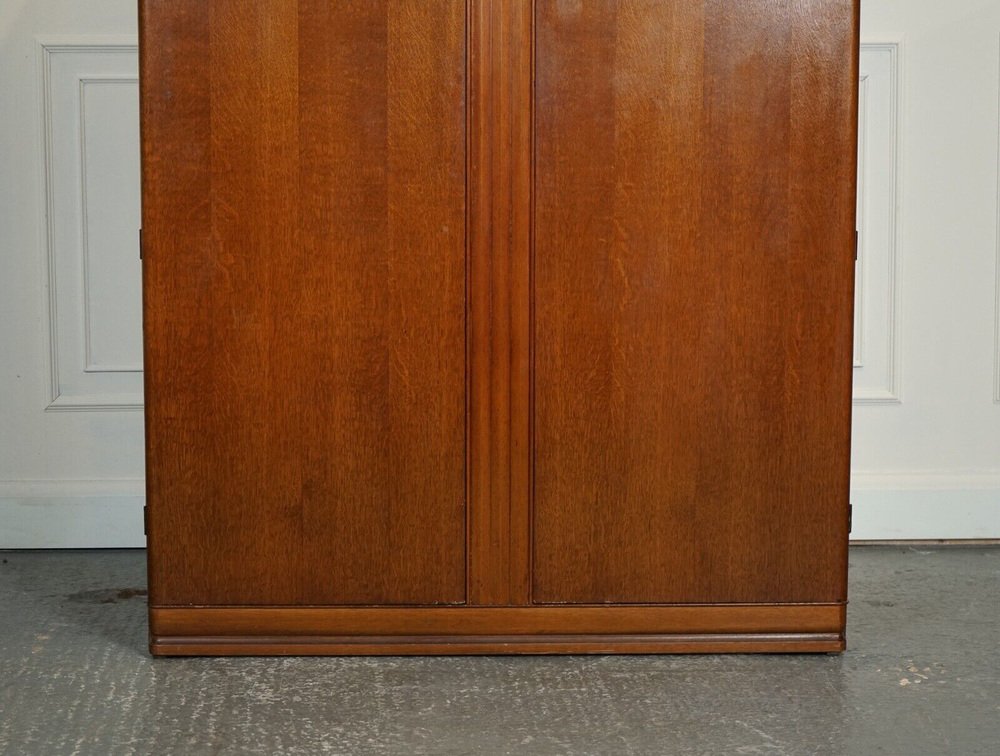 Vintage Art Deco Two Door Wardrobe by Lebus Furniture for sale at Pamono
