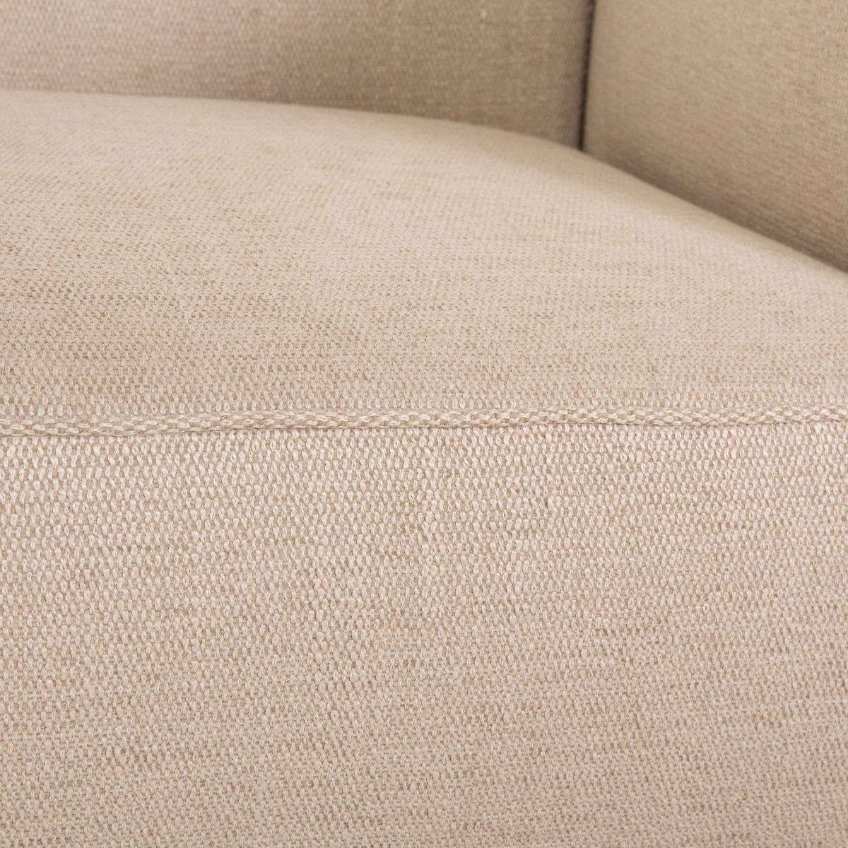 Bauhaus LC 2Seater Sofa in Beige Fabric by Le Corbusier for Cassina