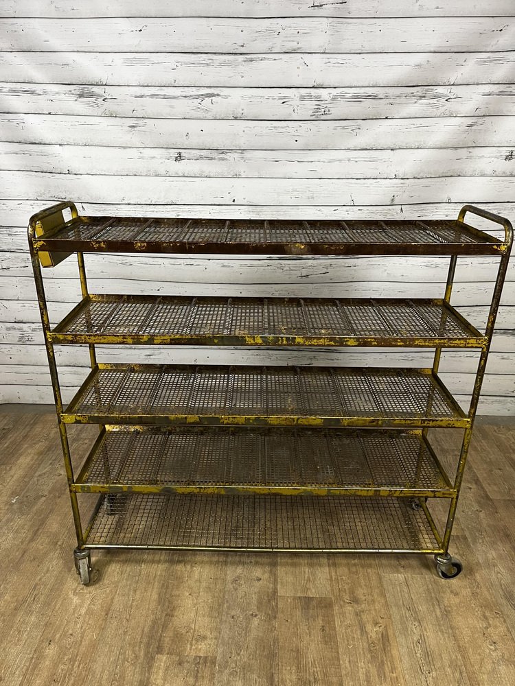 Industrial Cart Rack in Iron for sale at Pamono
