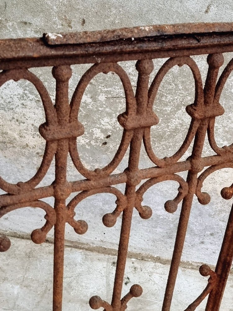 Antique Wrought Iron Fencing, 19th Century for sale at Pamono