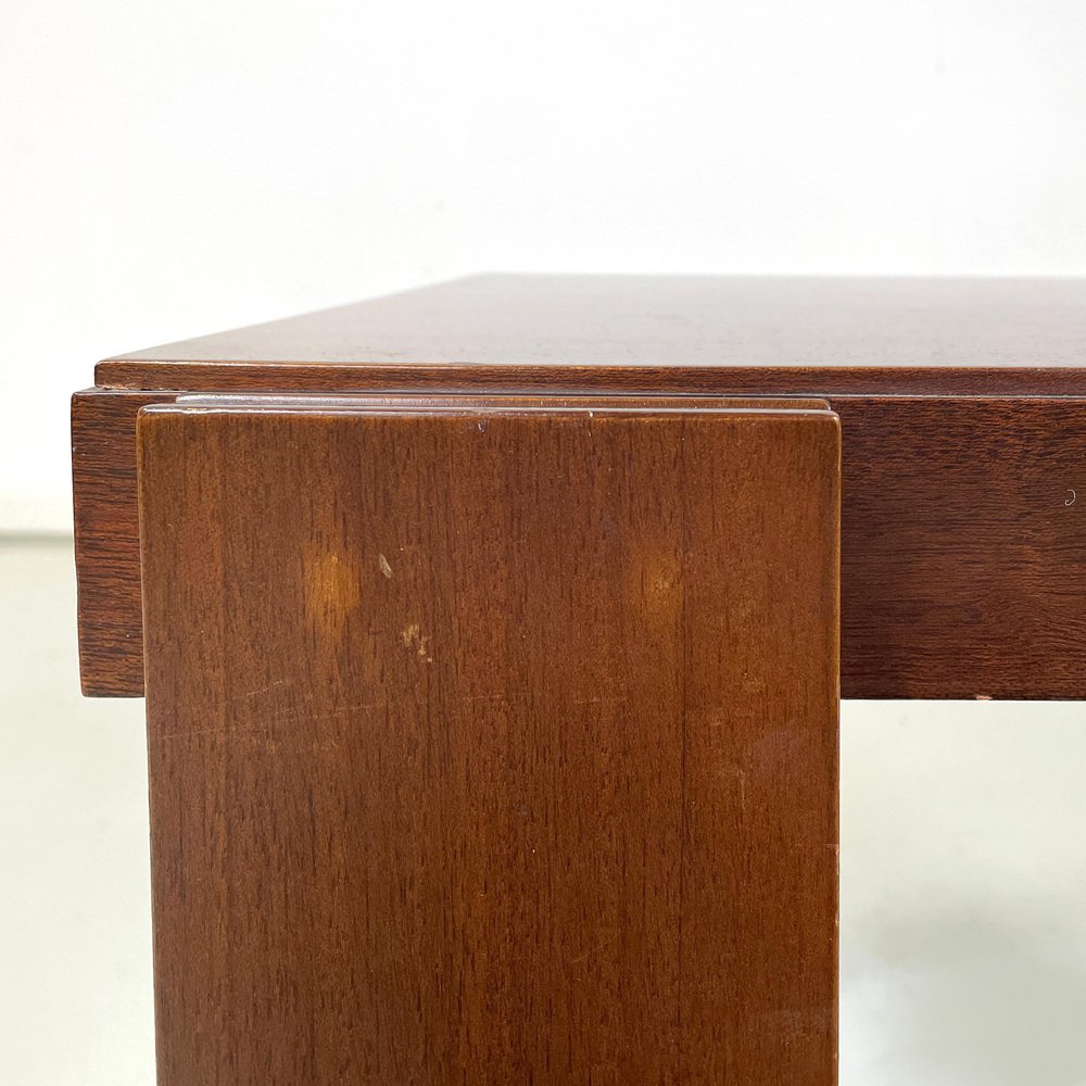 MidCentury Modern Italian Wood Coffee Table attributed to Frattini for