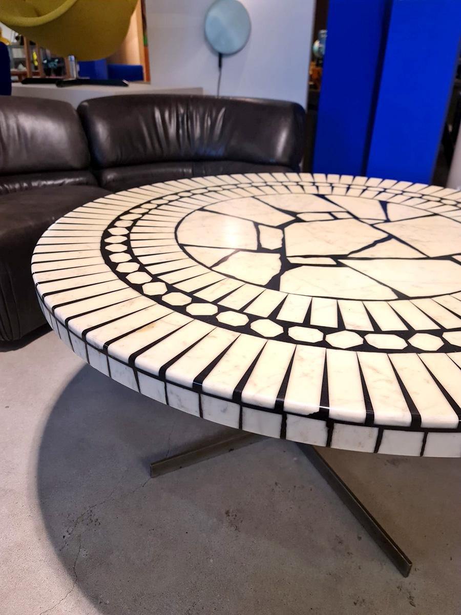 Vintage Marble Coffee Table from Heinz Lilienthal, 1960s for sale at Pamono