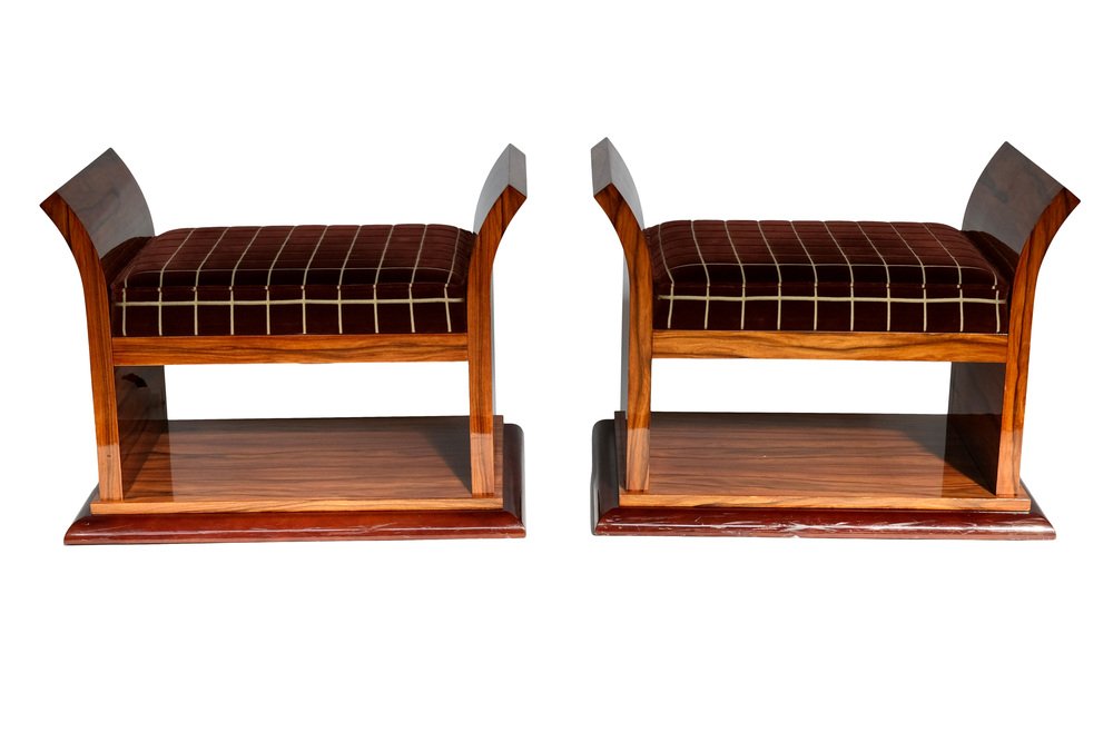 Sgabello Da Bagno Wenko Norway - Legno Noce Massiccio 40x46x30cm