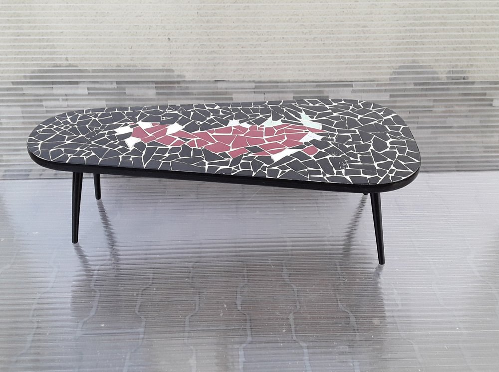 Vintage Kidney-Shaped Coffee Table, 1970s for sale at Pamono