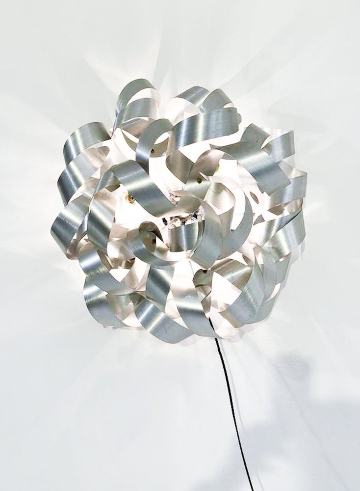 Lampe de table danoise moderne en teck et rotin, années 1960, luminaire